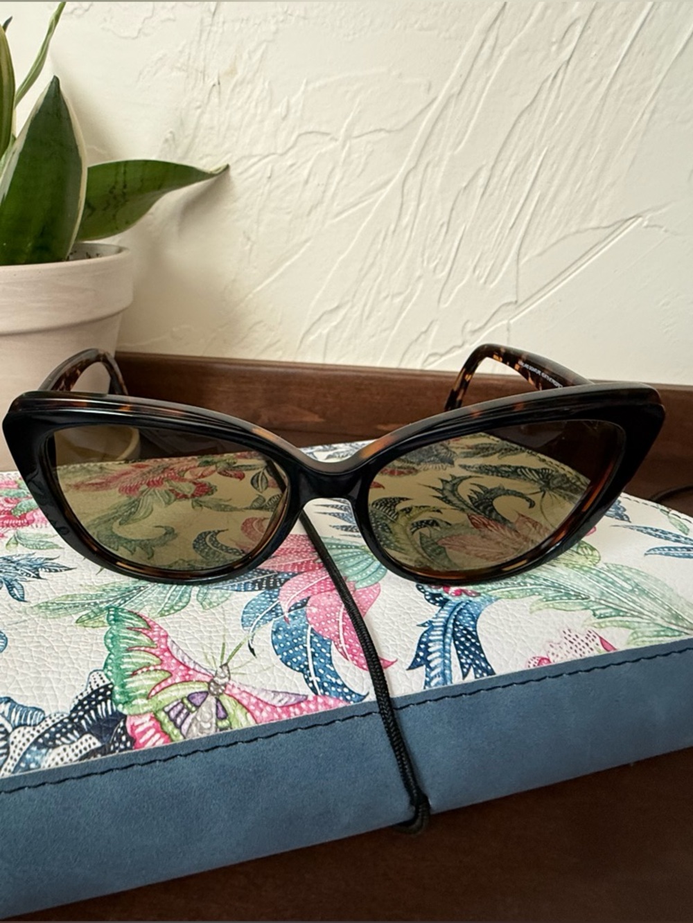Tortoiseshell Cat-Eye Sunglasses - Brown